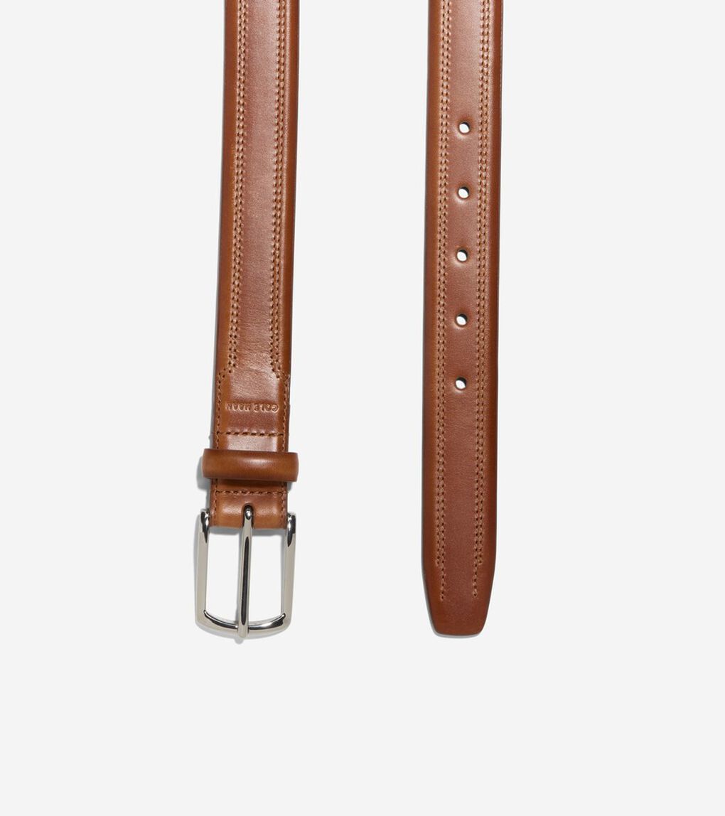 ダブルスティッチドレスベルト mens