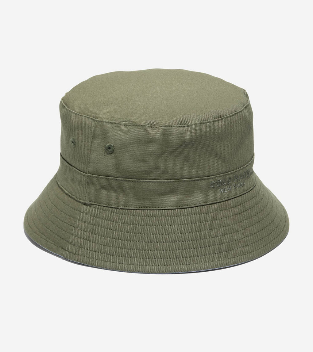 リバーシブル キャンバス バケットハット womens