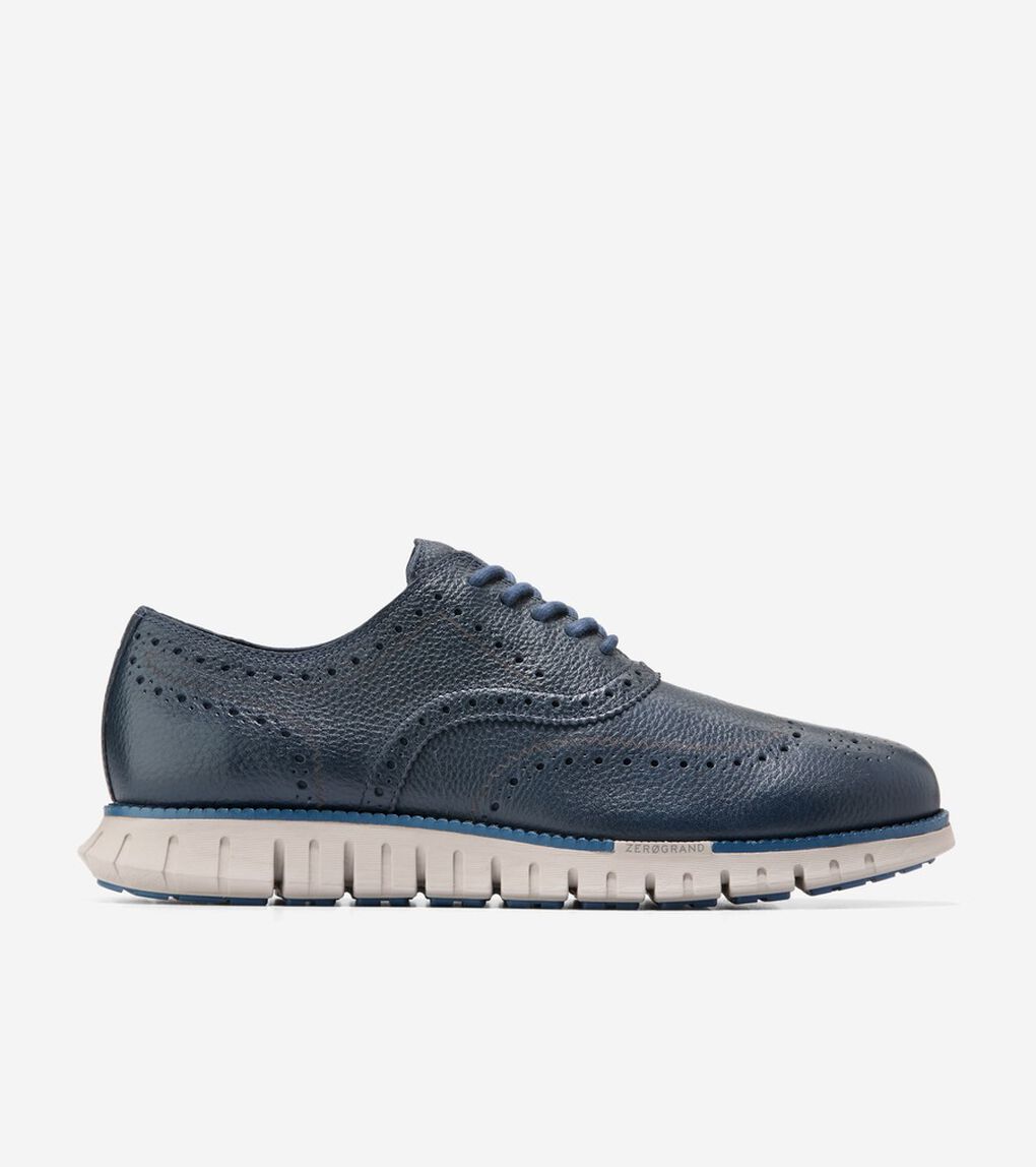 ゼログランド リマスタード ウィングチップオックスフォード mens.