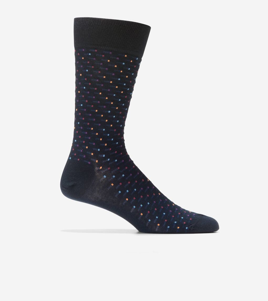 カラーブロックドレスクルー mens.