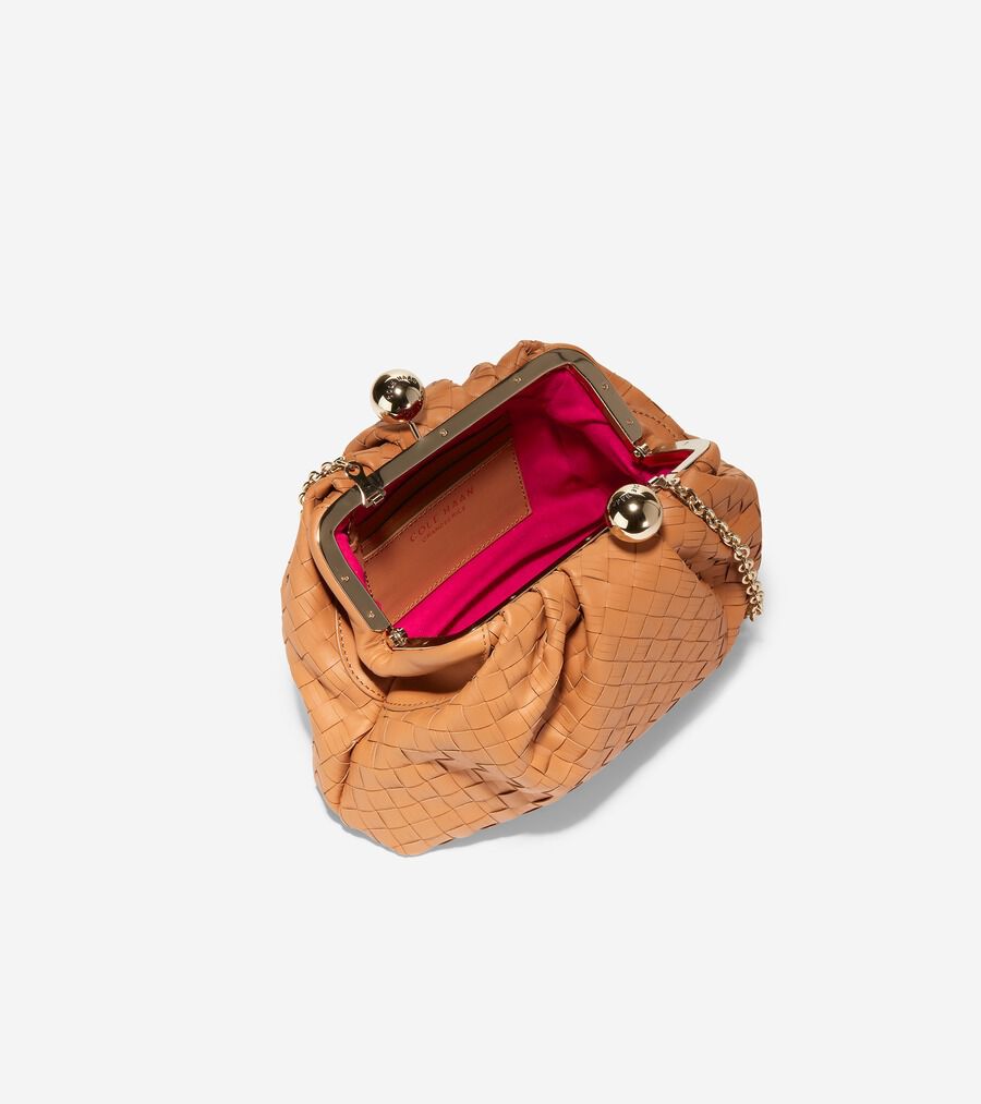コール ハーン COLE HAAN スモール ウォーブン レザー クラッチ