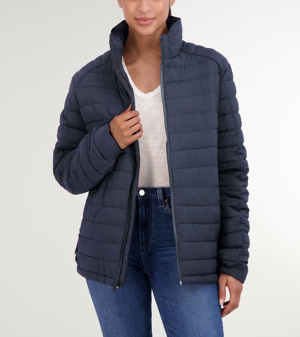 ストレッチキルテッドジャケット mens.