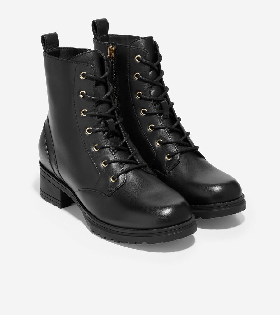 カメア ウォータープルーフ コンバット ブーツ womens 29000 | COLE_HAAN