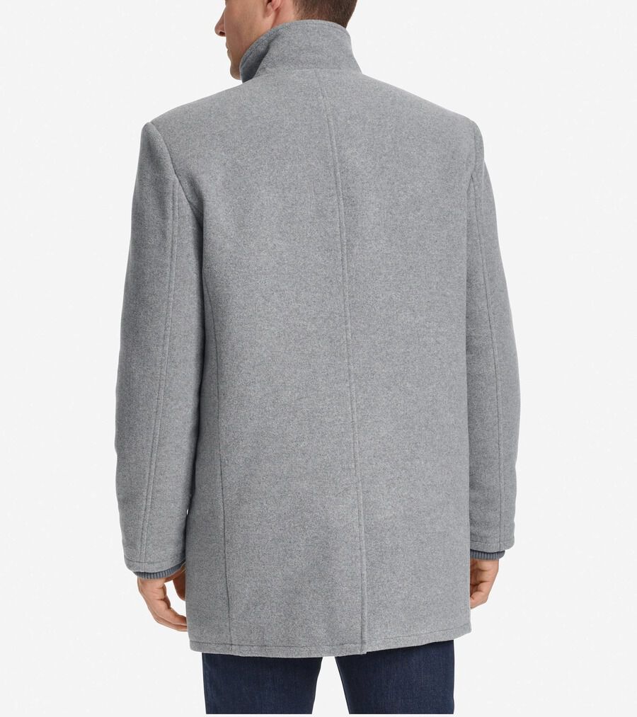 スタンドカラーカーコート mens. 0.0 | COLE_HAAN