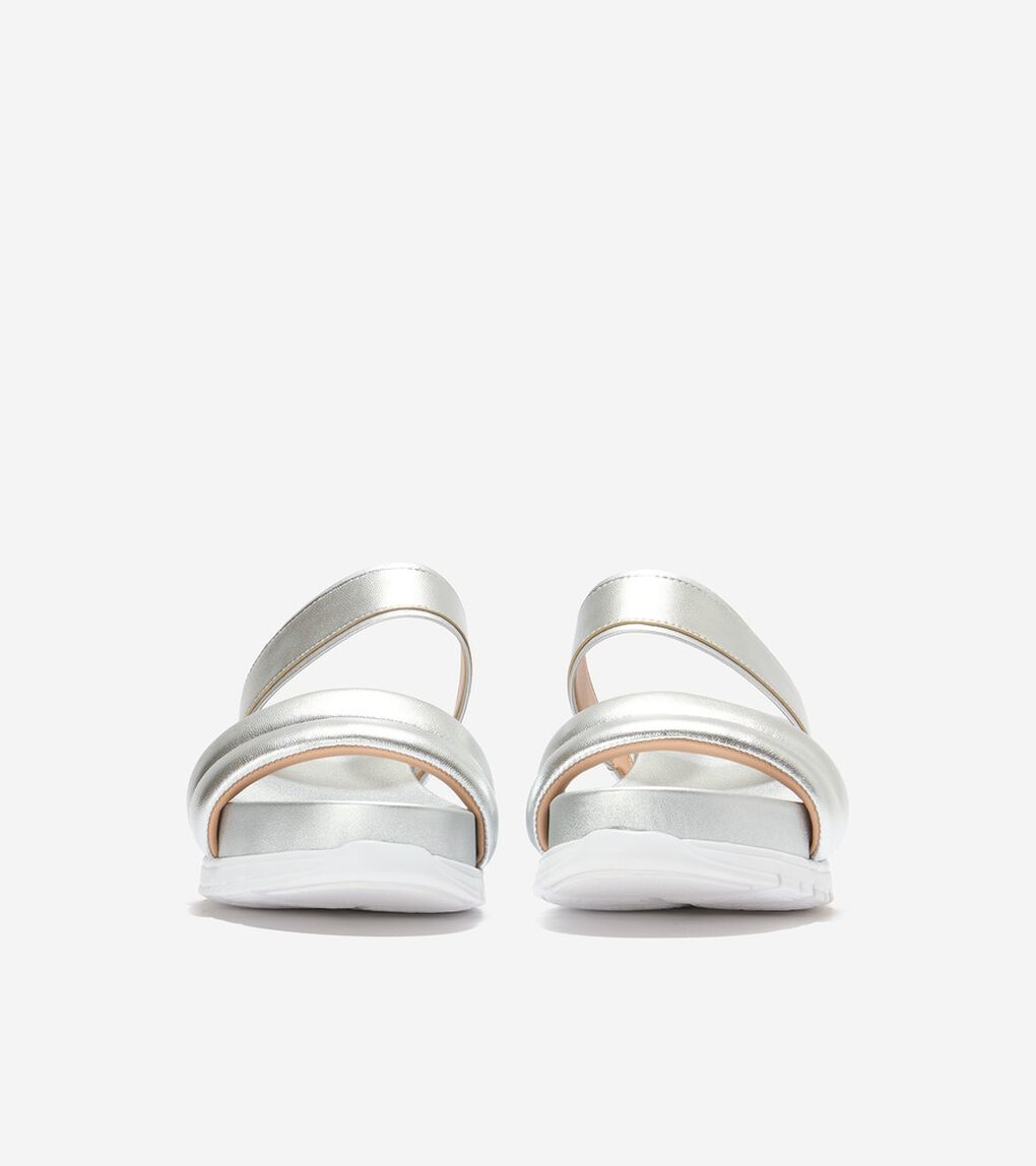 ゼログランド ダブルバンド スライド サンダル womens.
