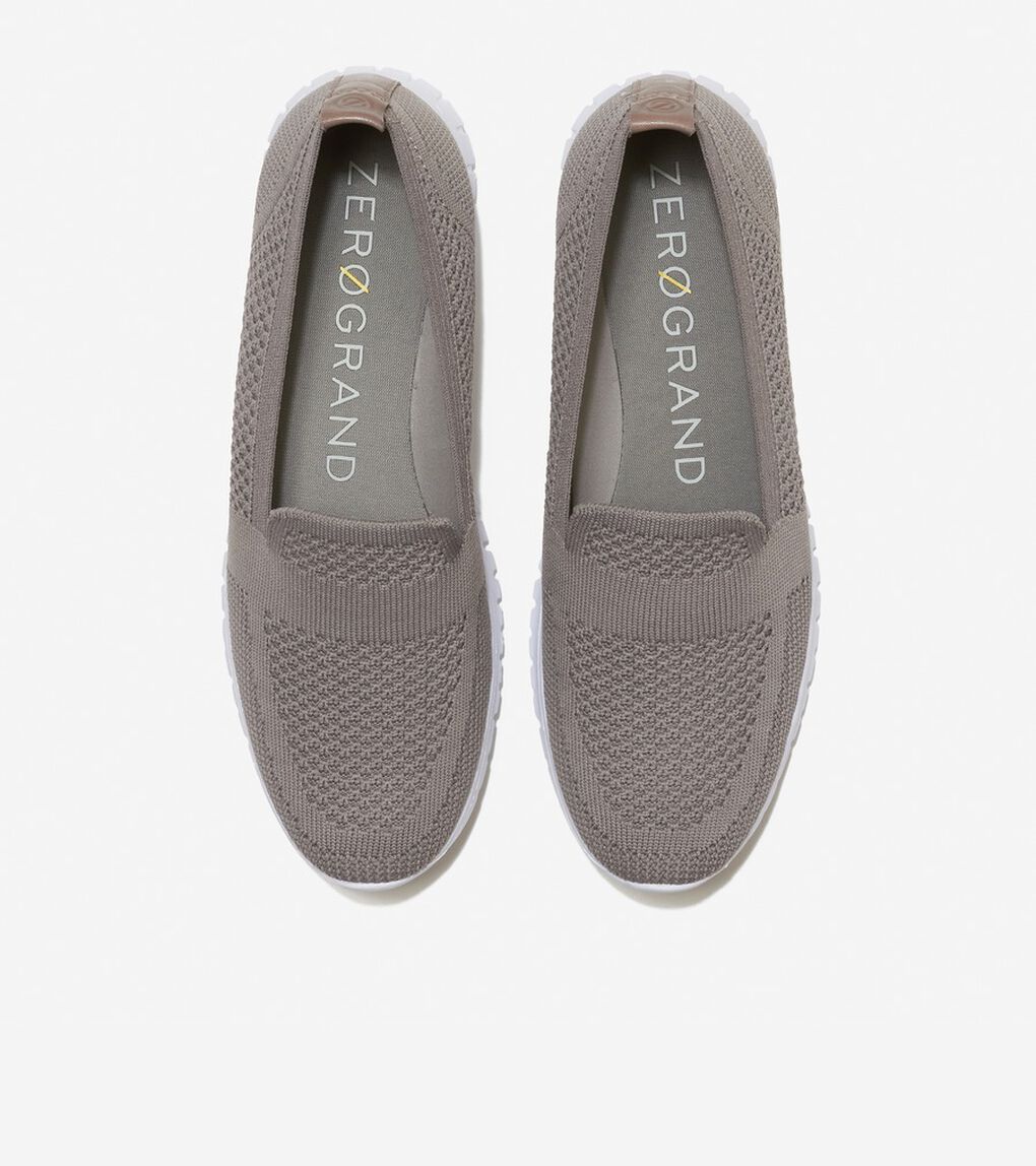 ゼログランド スティッチライト スリッポン ローファー womens.