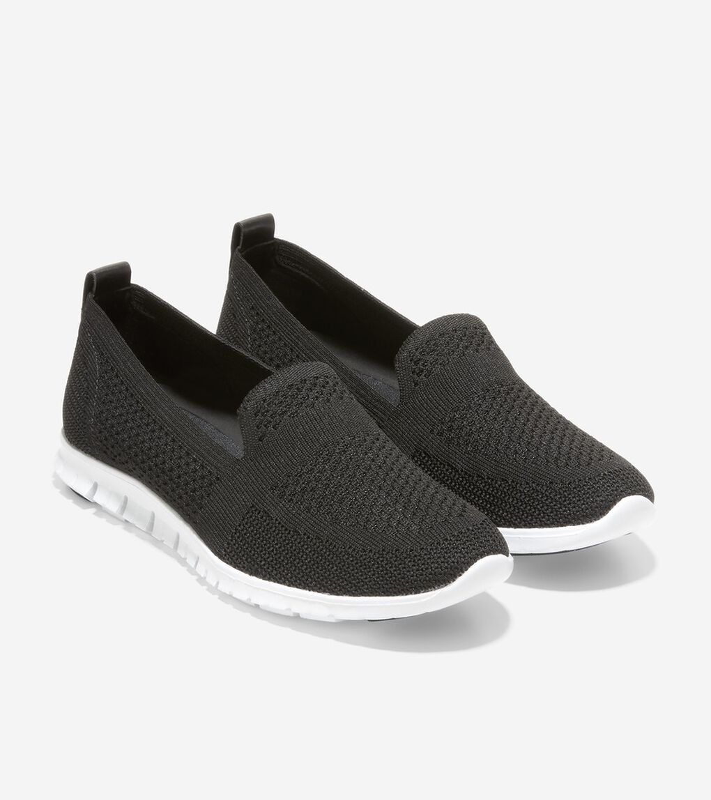 ゼログランド スティッチライト スリッポン ローファー womens.