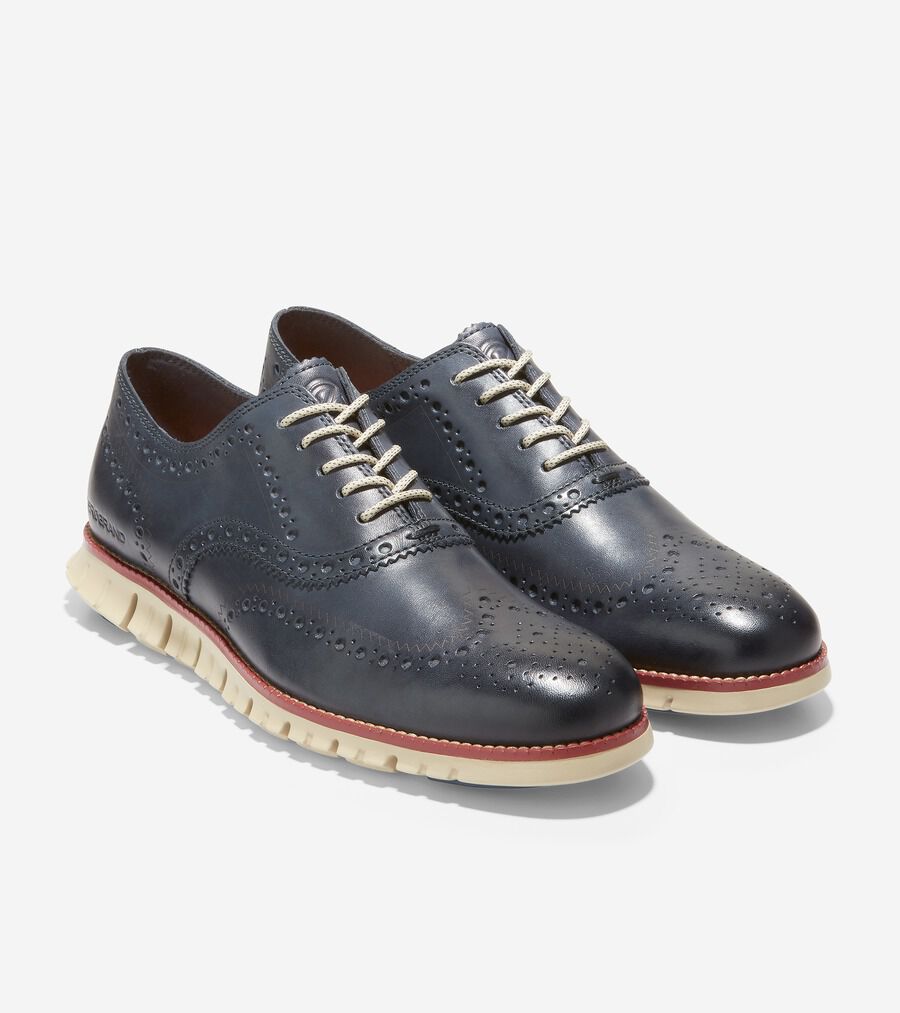 ゼログランド ウィングチップ オックスフォード mens. 0.0 | COLE_HAAN
