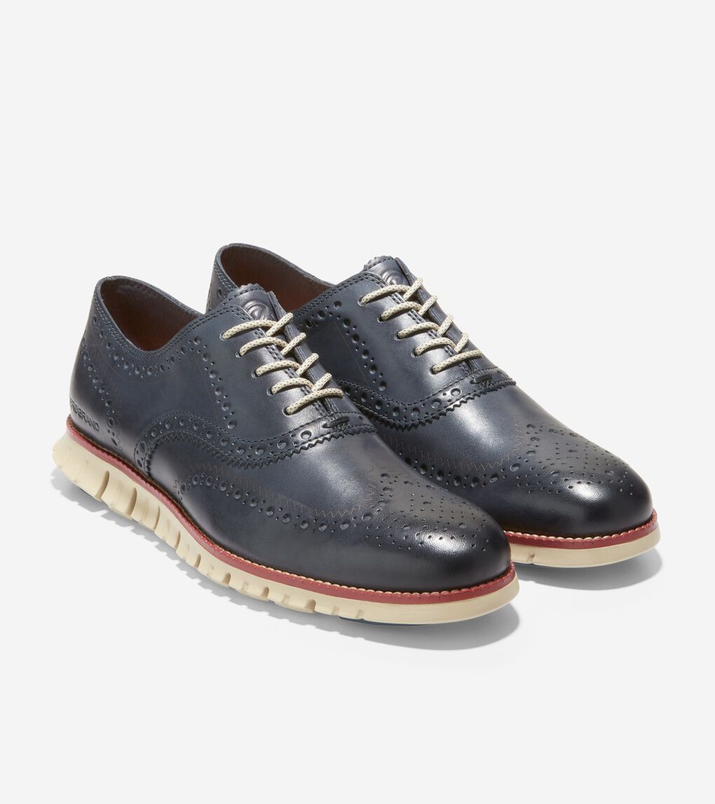 ゼログランド ウィングチップ オックスフォード mens.