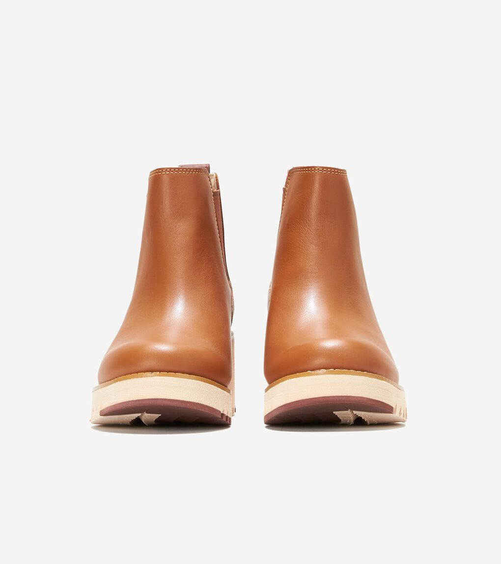 ゼログランド シティ ウェッジ ブーツ womens.