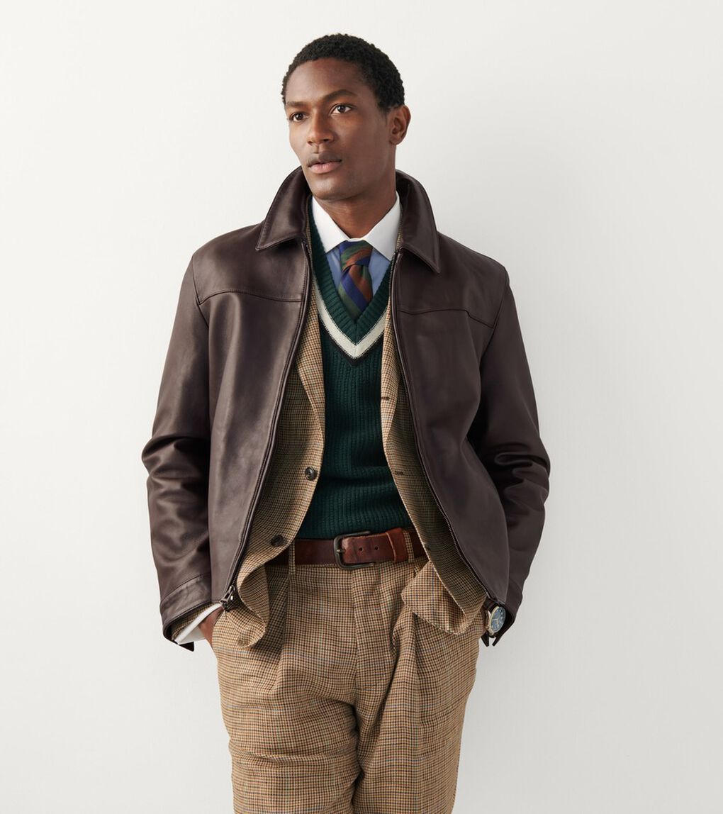 スムーズ ラム ジャケット mens. 0.0 | COLE_HAAN 