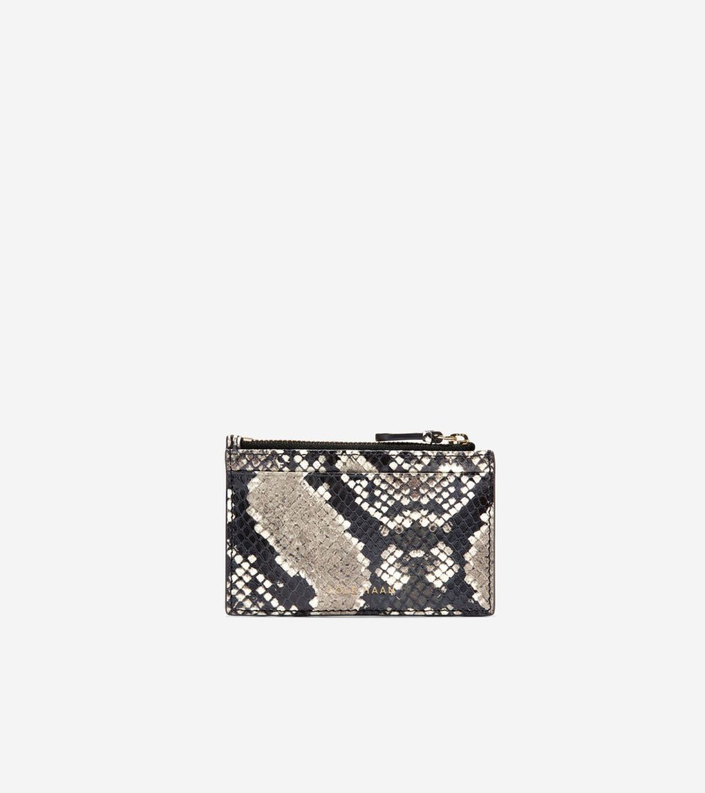 カード ケース ジップ付き womens.