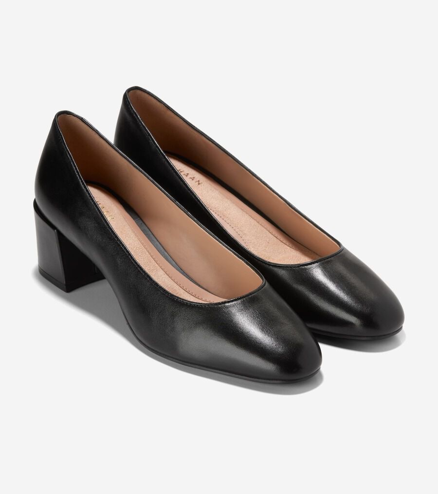(取寄) コールハーン レディース ネラ ブロック ヒール パンプス Cole Haan women Nella Block Heel Pumps Black Suede ゴートゥー シェイラ ブロック ヒール パンプ womens. 27000 | COLE_HAAN