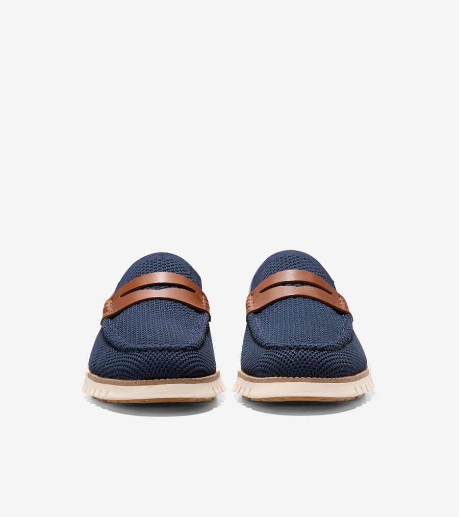 ゼログランド リマスタード スティッチライト ローファー mens