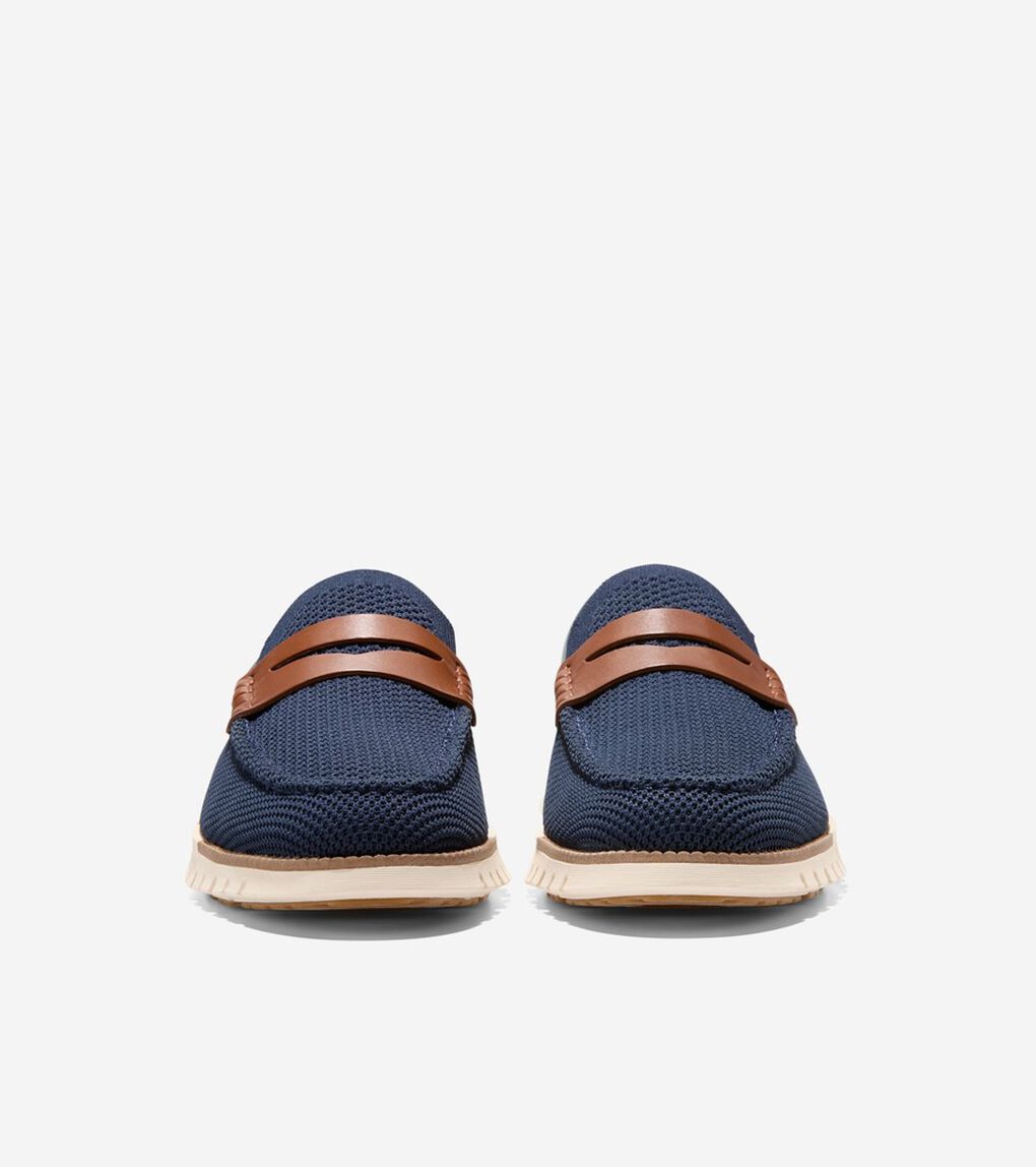 ゼログランド リマスタード スティッチライト ローファー mens