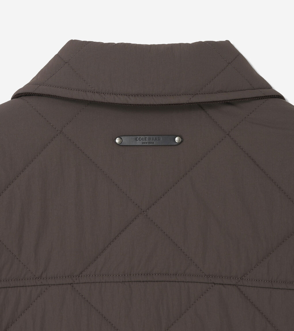 オーバーサイズド ダイアモンド キルト リバーシブル ジャケット mens
