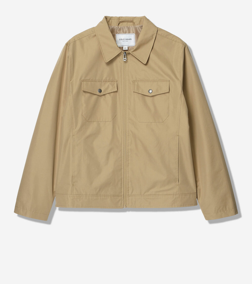 コットン トラッカー ジャケット mens.