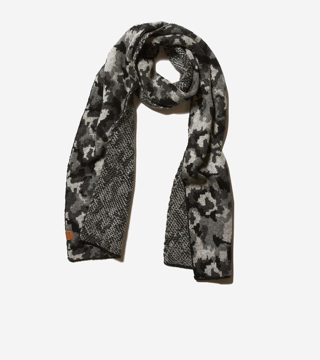 カモ ニット スカーフ mens.