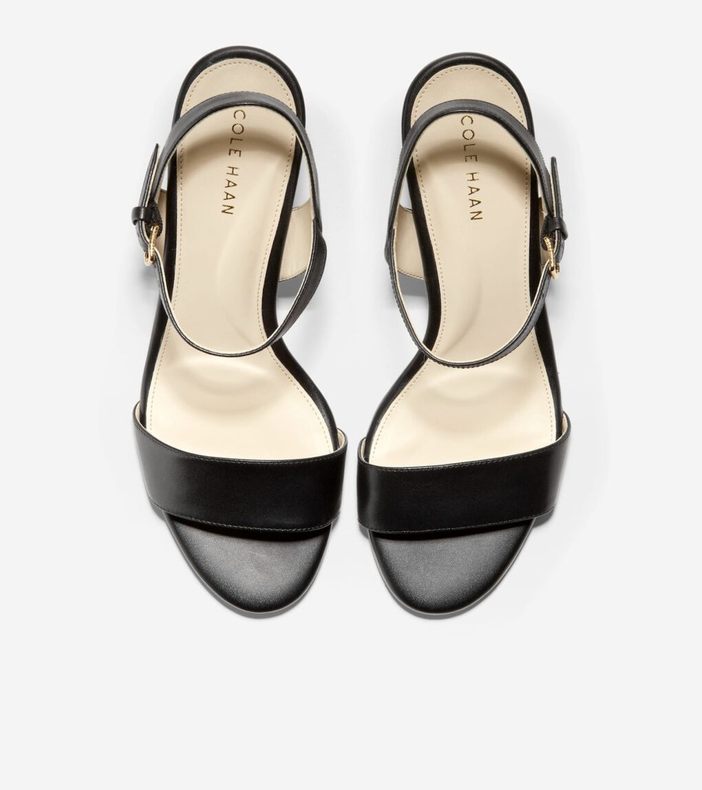 ジョージー ブロック ヒール サンダル womens.