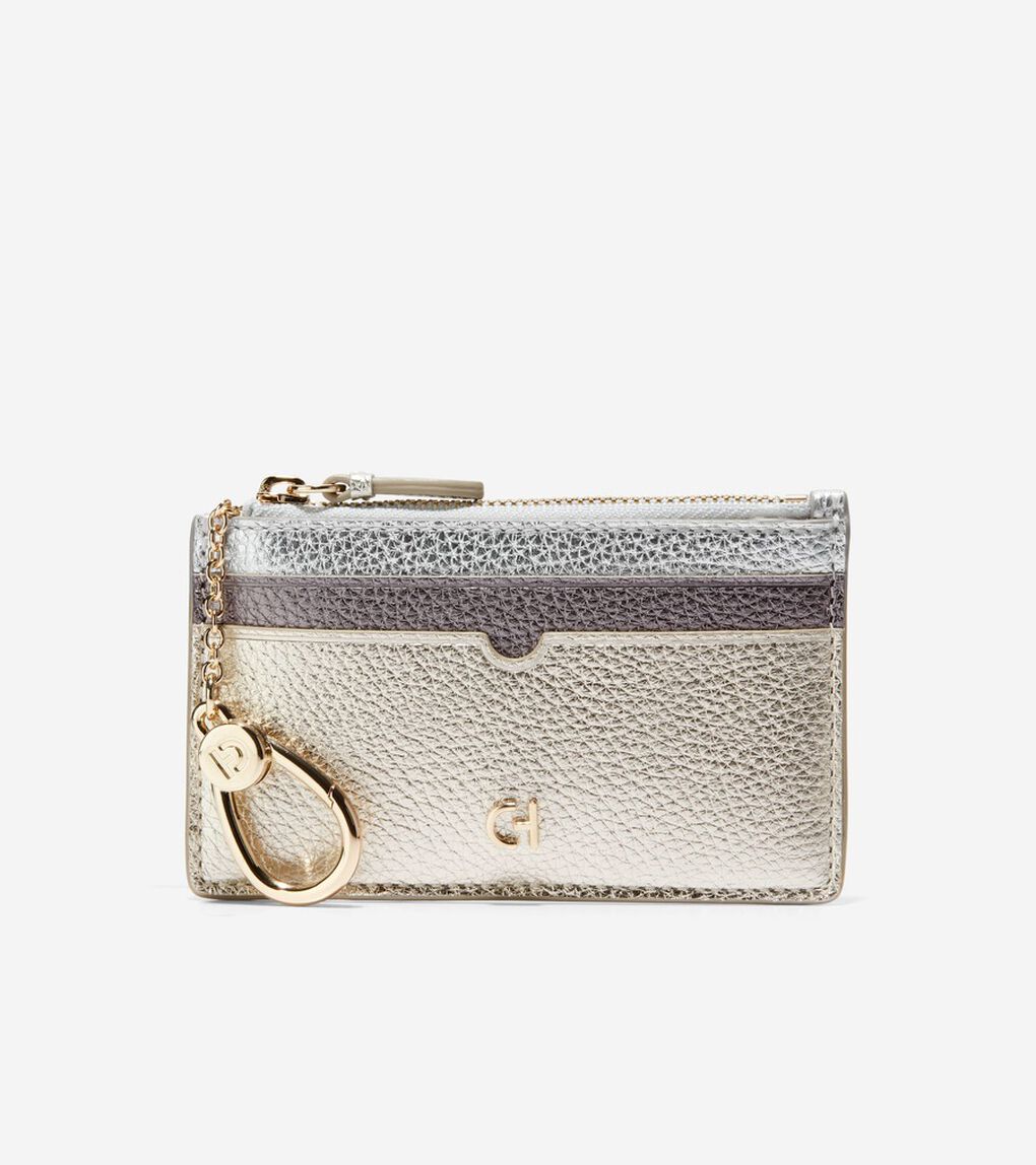 エッセンシャル ジップ カード ケース womens