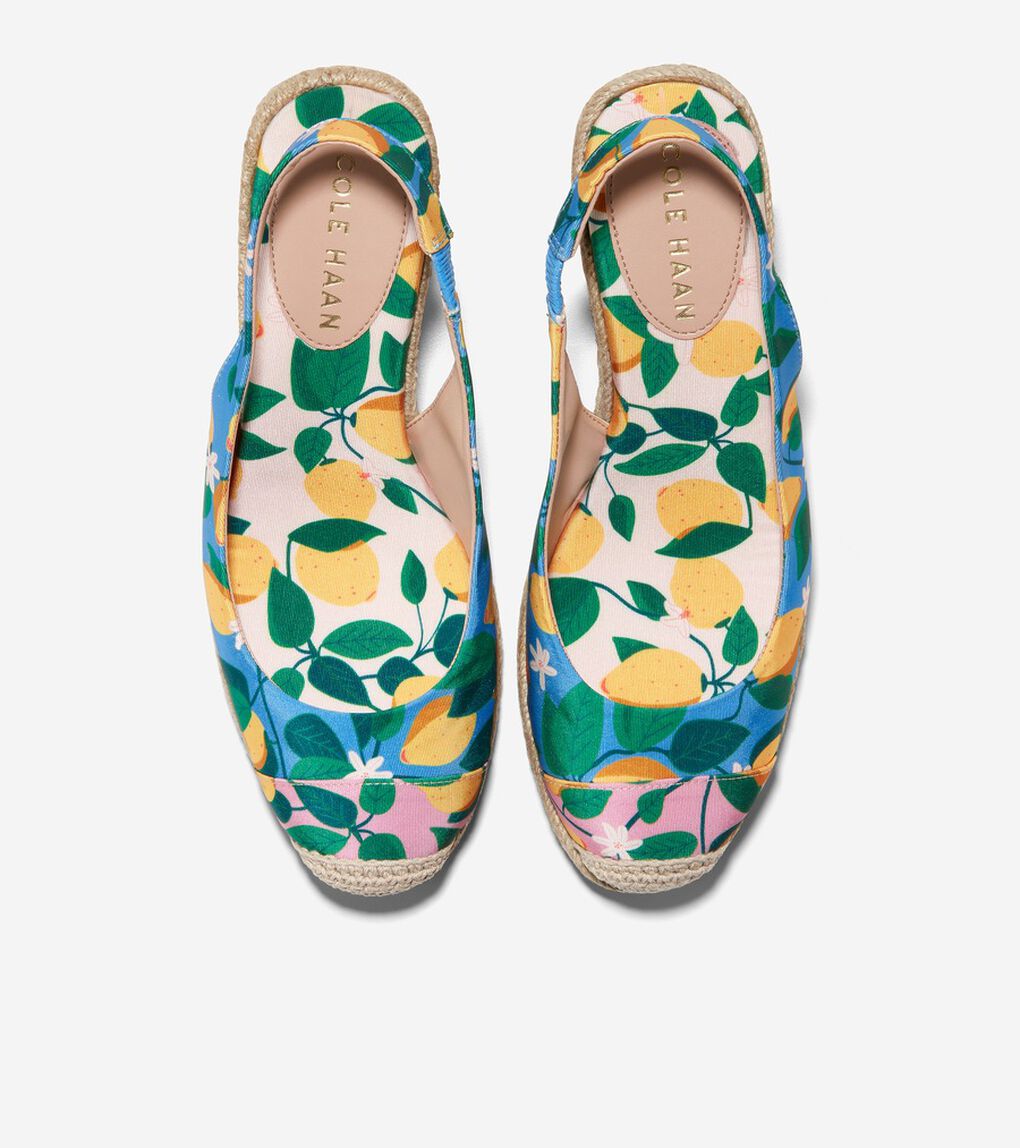 クラウドフィール エスパドリーユ ウェッジ スリングバック 80mm womens.