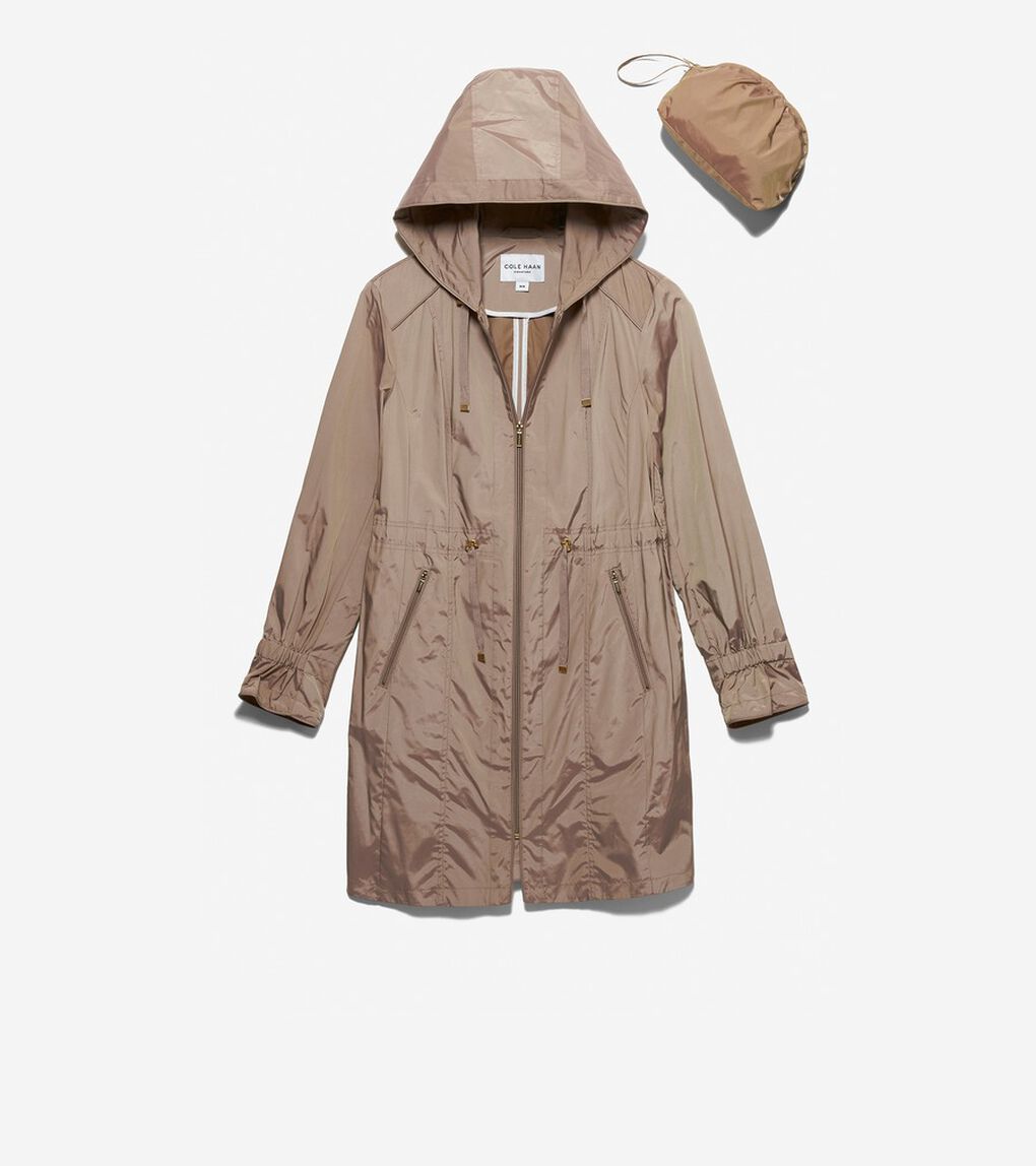 ロング パッカブル ジャケット womens.