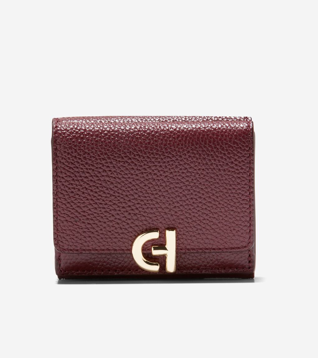 エッセンシャル トリフォールド ウォレット womens.