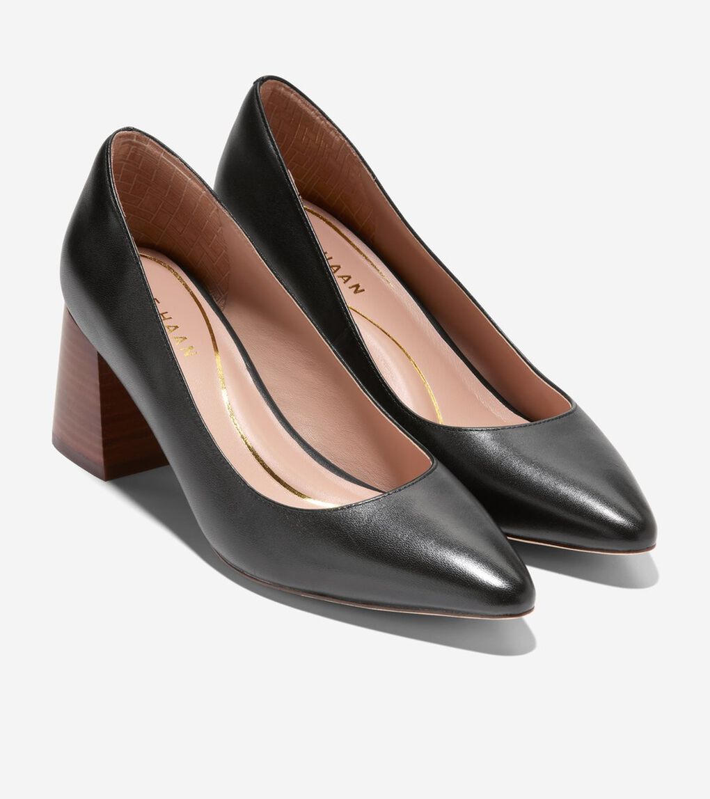 カサンドラ ブロックヒール パンプ womens
