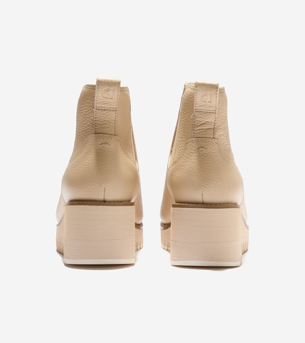 ゼログランド シティ ウェッジ ブーツ ウォータープルーフ womens.