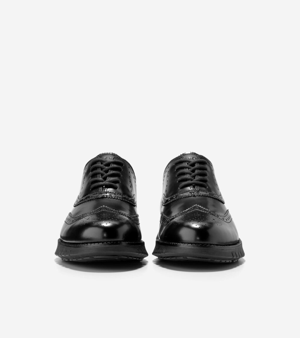 ゼログランド リマスタード ウィングチップオックス ラインド mens