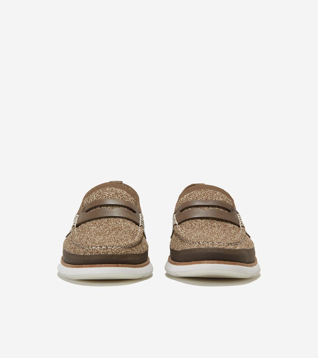 4.ゼログランド スティッチライト ローファー mens.