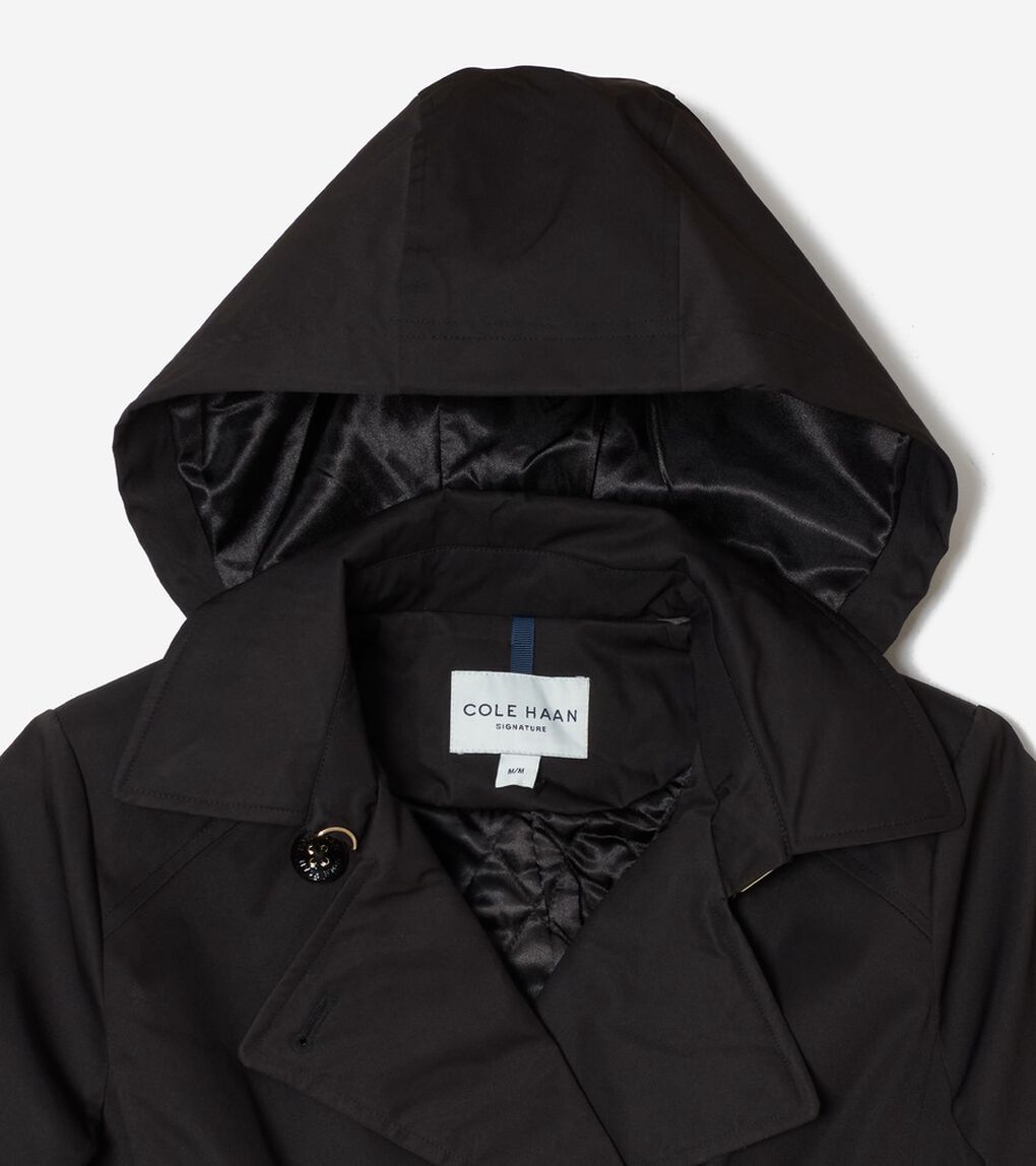 インシュレイティドツイルトレンチコート womens