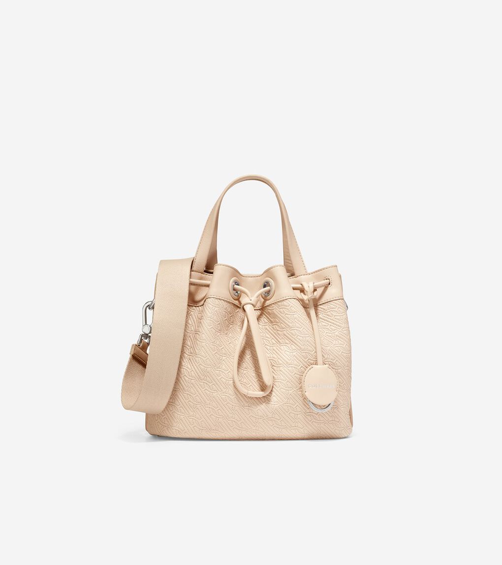 キルテッド ロゴ スモール バケット womens.