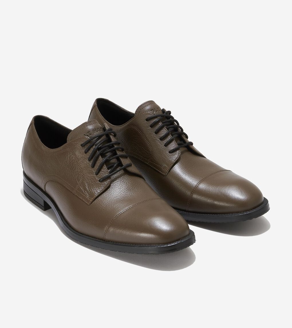 モダンエッセンシャル キャップトゥ オックスフォード mens.