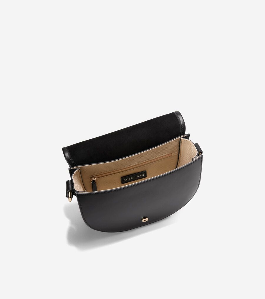 セール☆COLE HAAN エビ−サドルバッグ（ブラック） エビ－サドルバッグ womens. 28000 | COLE_HAAN
