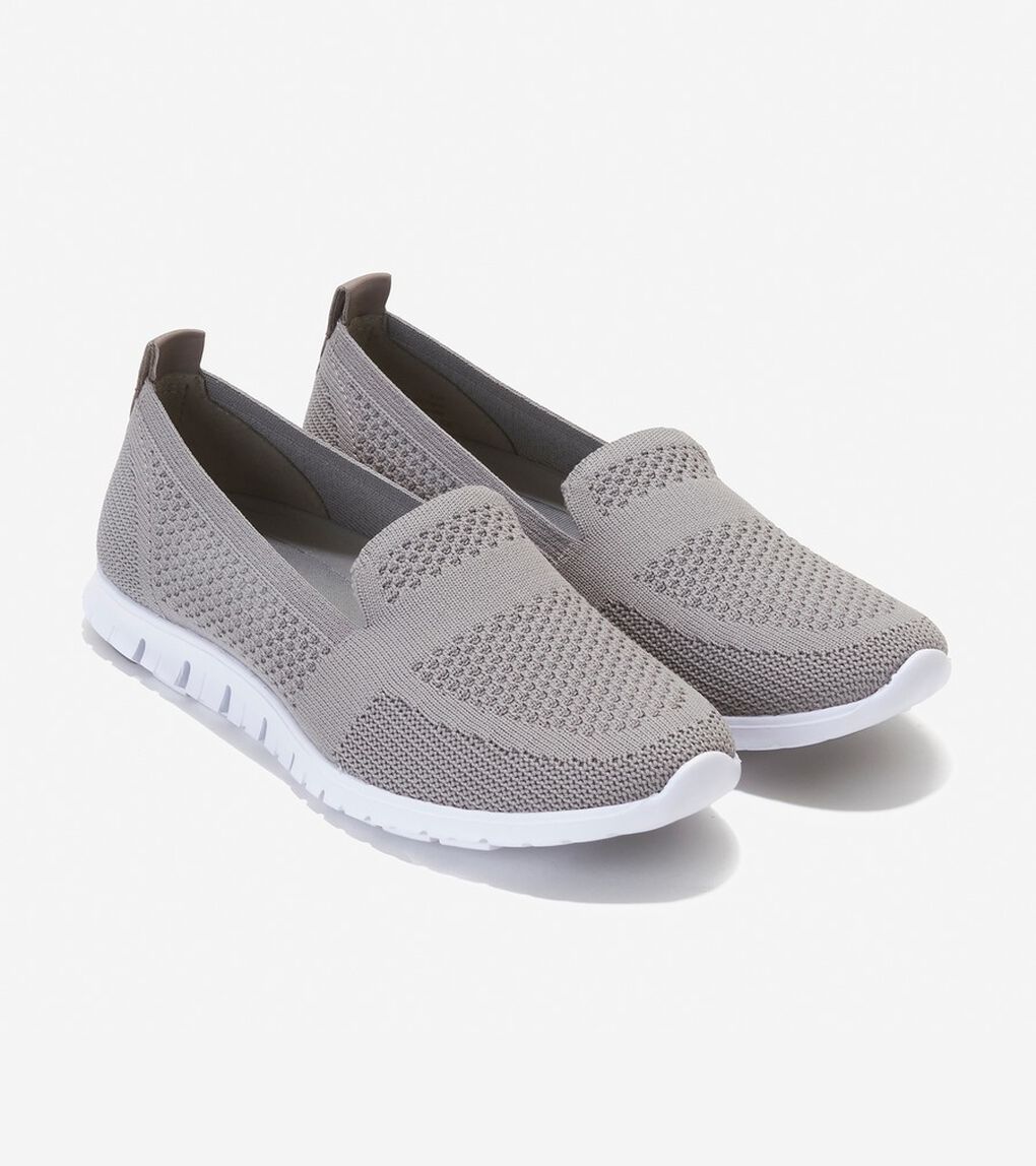 ゼログランド スティッチライト スリッポン ローファー womens.