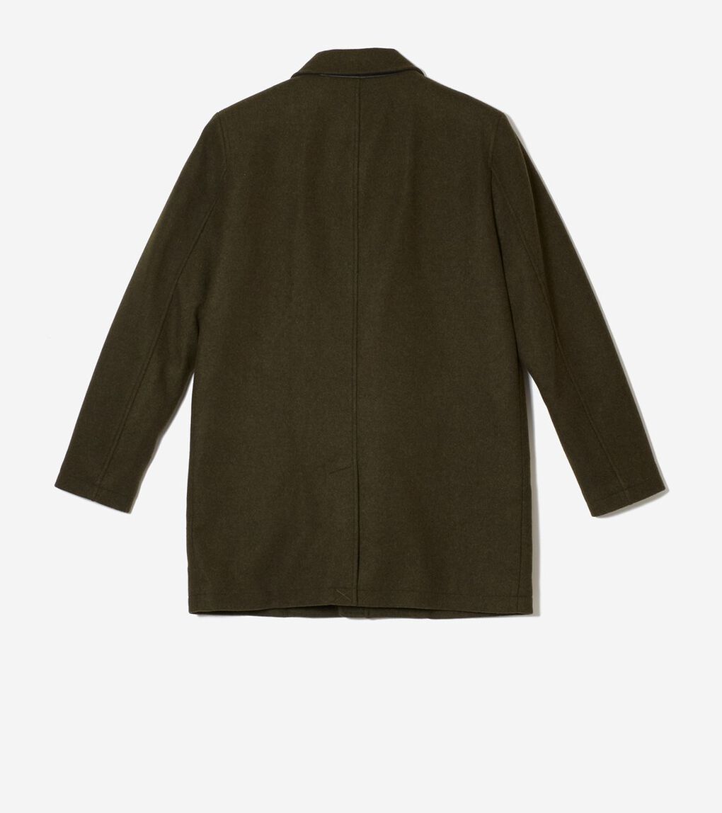 ダッフルコートインストレッチウール mens