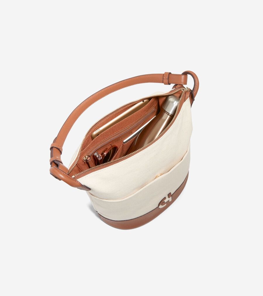 エッセンシャル ソフト バケット バッグ womens. 34000 | COLE_HAAN