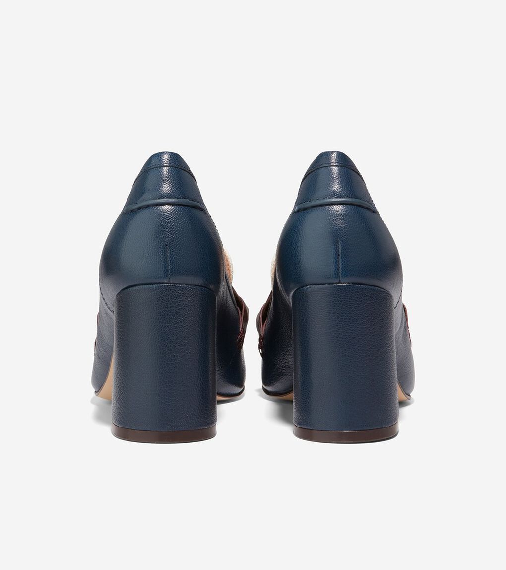 クリスティ スクエア チェーン ローファー womens.