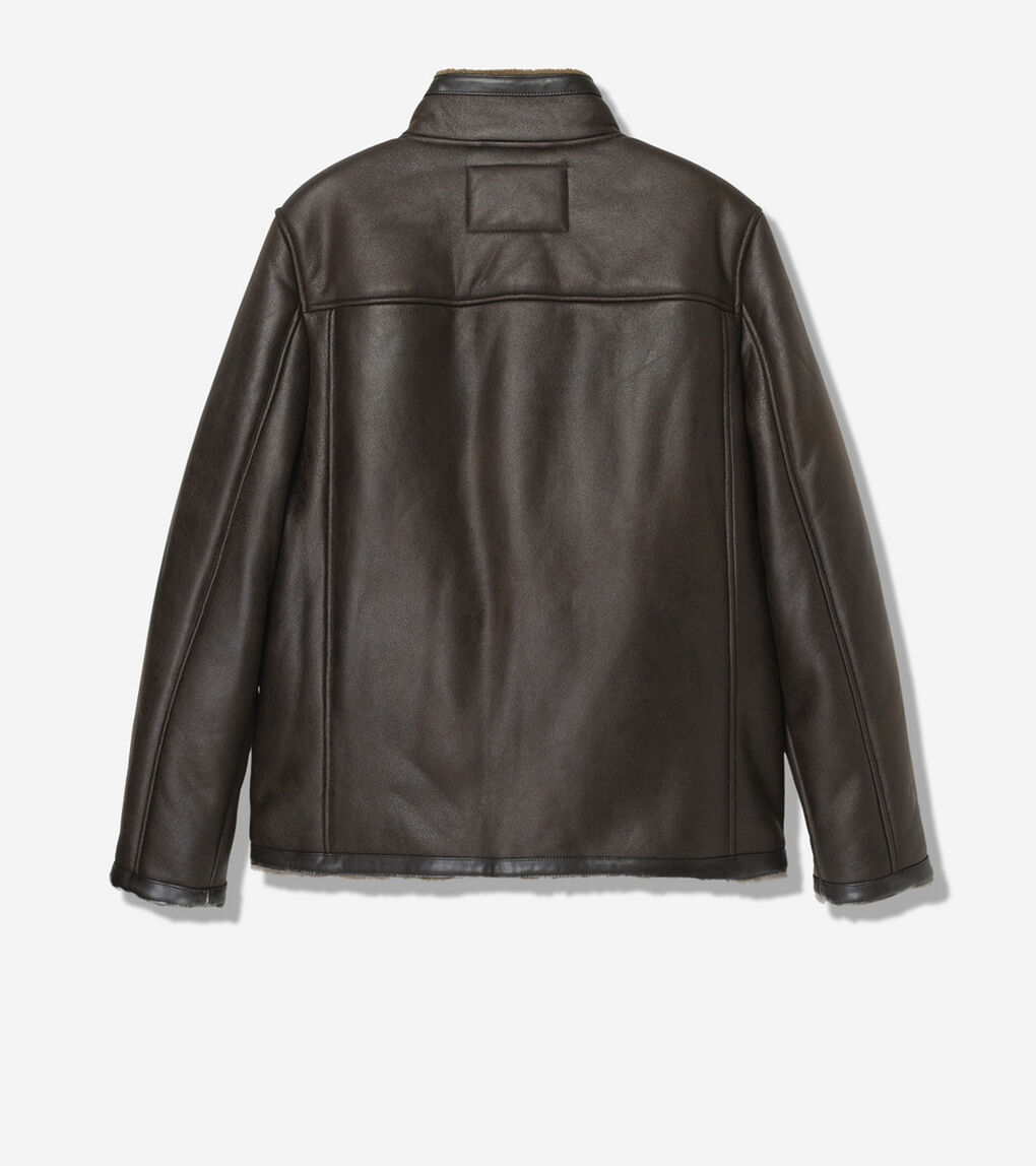 フェイク シアリング ジャケット mens