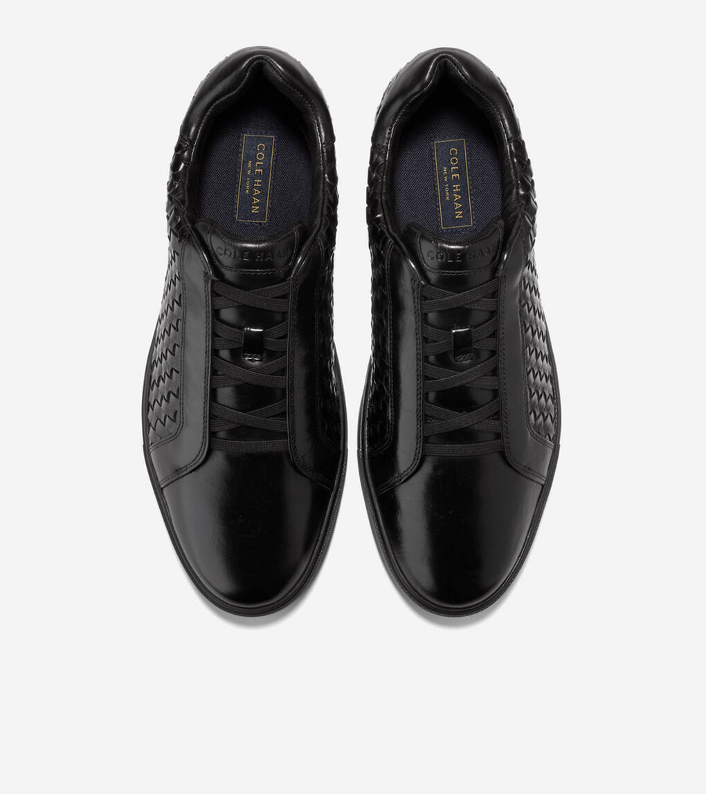 グランドプロ リュクス ウーブン スリッポン スニーカー mens