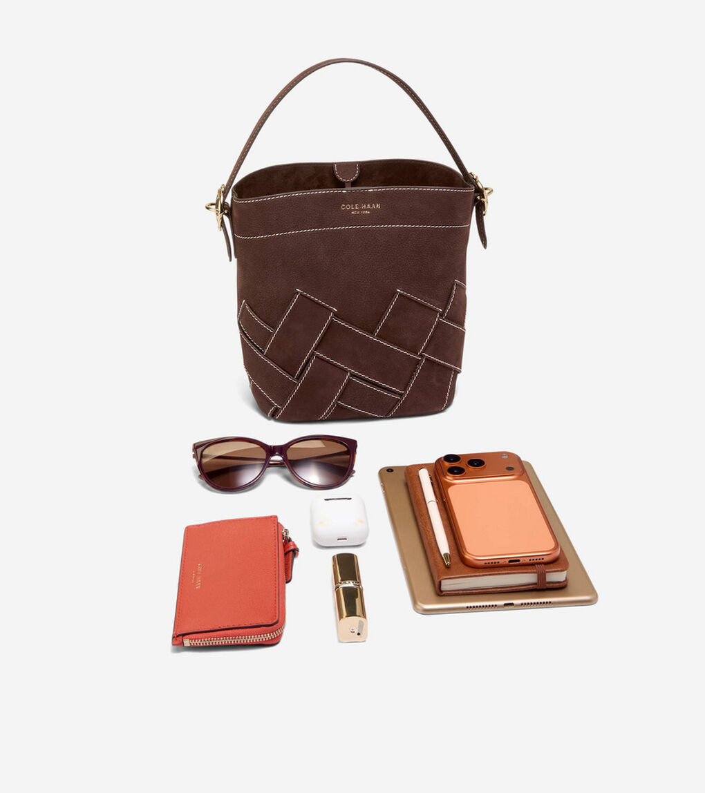 アレキサンドリア スモール バケット バッグ womens