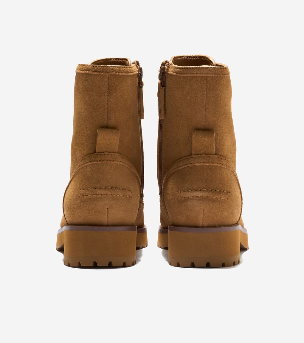 リンドン ウォータープルーフ レースアップ ブーティー womens