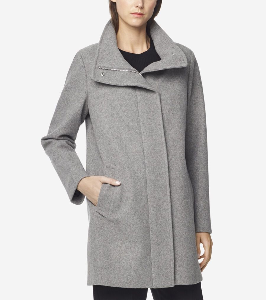 ストレッチ ウール コート womens. 0.0 | COLE_HAAN