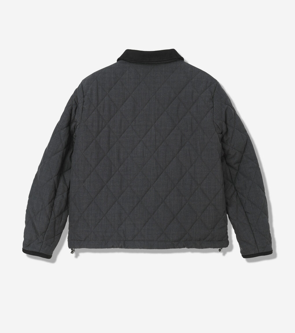クロス ハッチ ショート キルト ジャケット womens