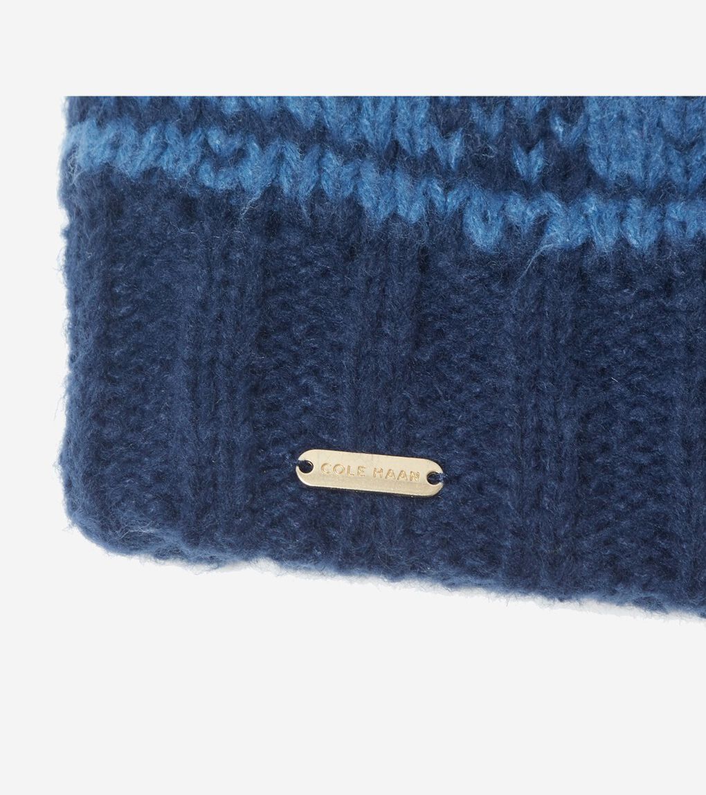 プレイド カラーブロック ハット womens.