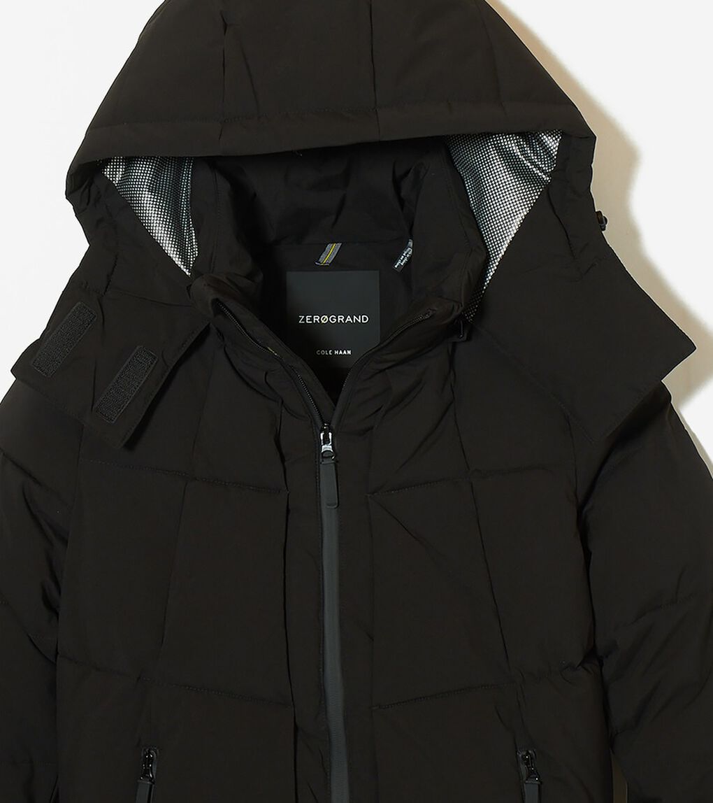 ゼログランド ショート パッファー フード付き womens.