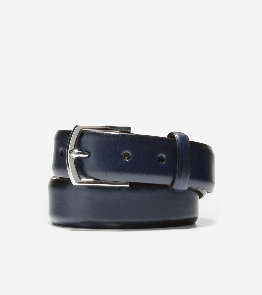 32mm バーニッシュ レザー ベルト mens.
