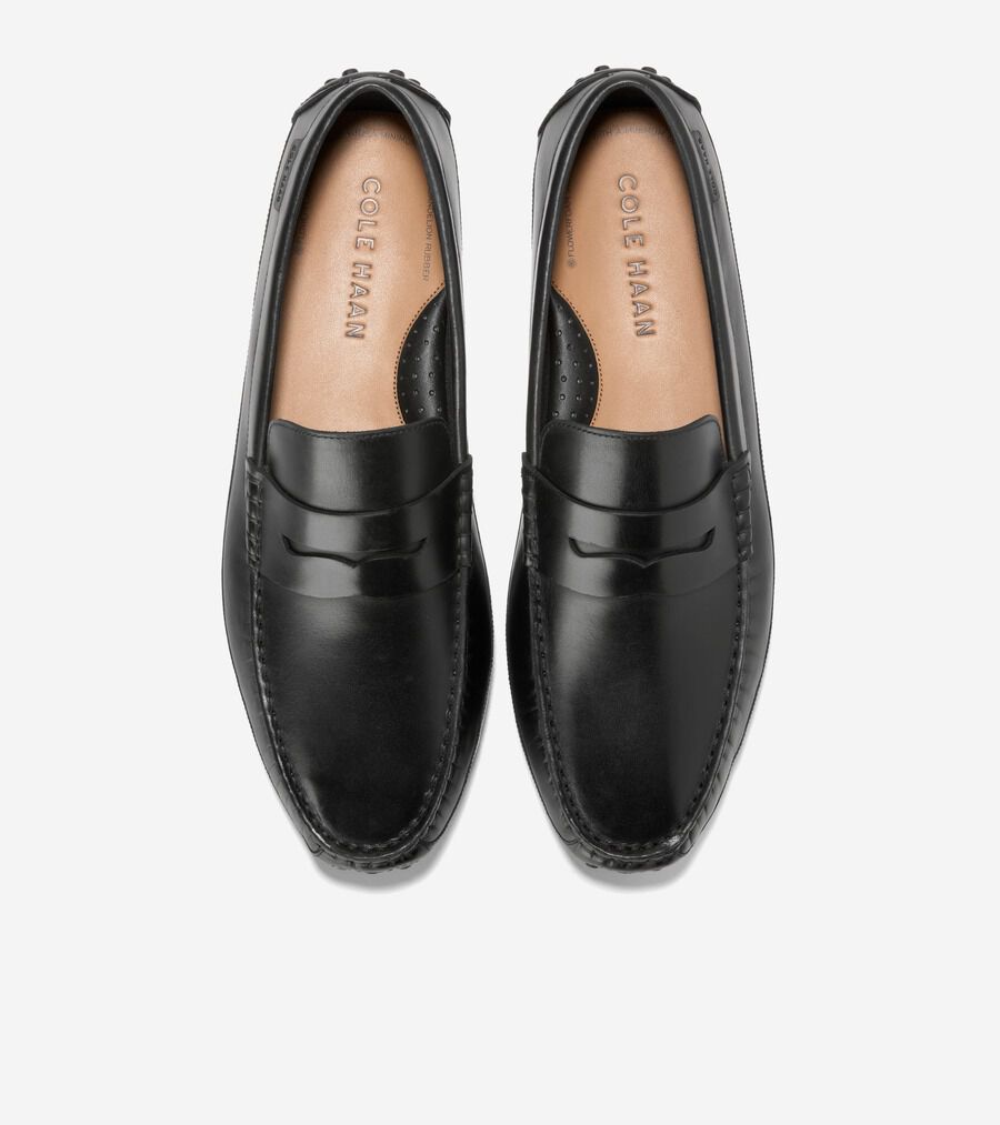 COLE HAAN ブラック ローファー デイビス グランド ペニードライビング ローファー mens 29000 | COLE_HAAN