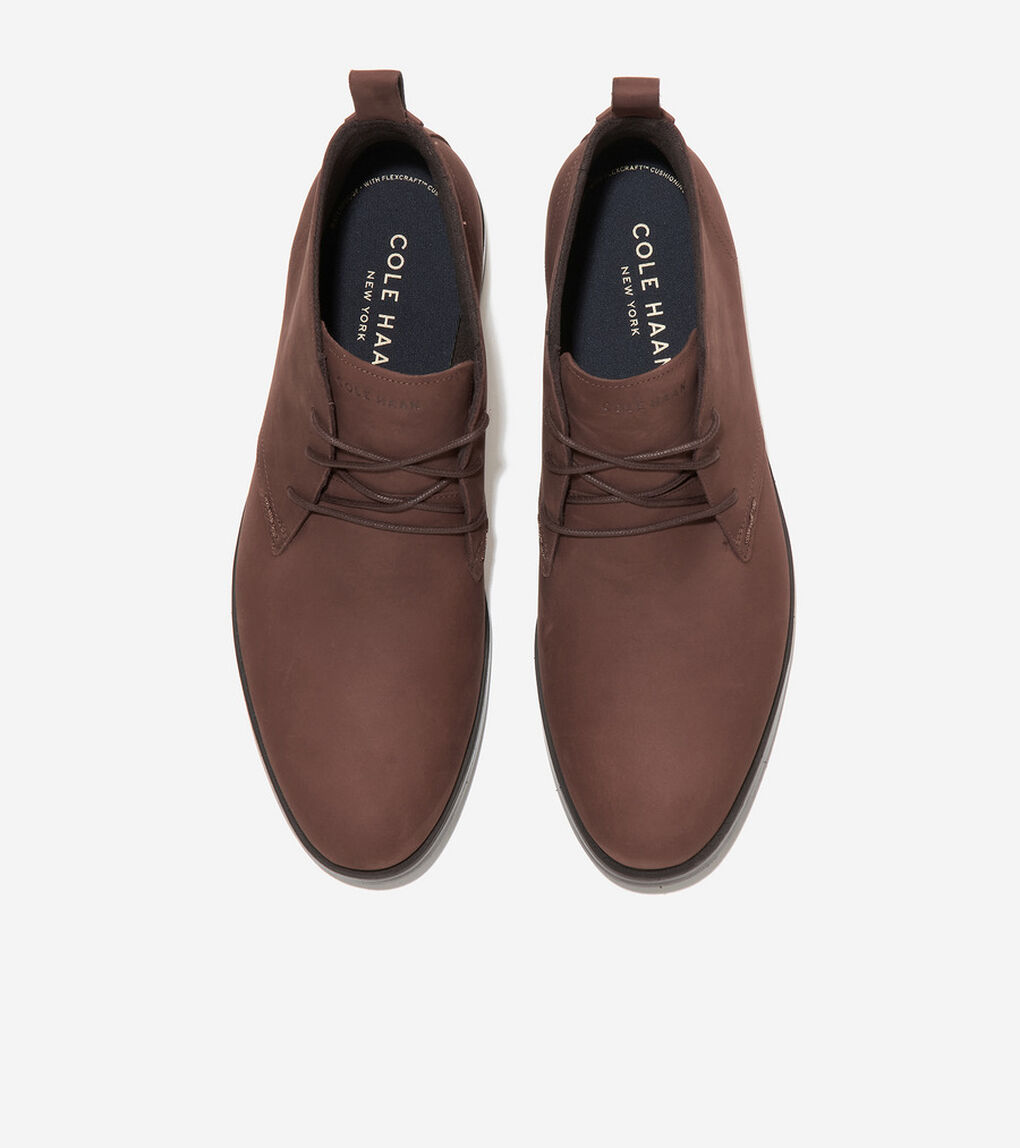 ニューマーク グランド フレックスクラフト チャッカ ブーツ ウォータープルーフ mens.